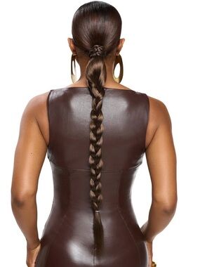 SLAYYY Drawstring Ponytail - Black Stallion